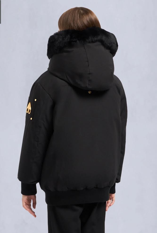 Moose Knuckles Unisex Gold Bomber Jacket