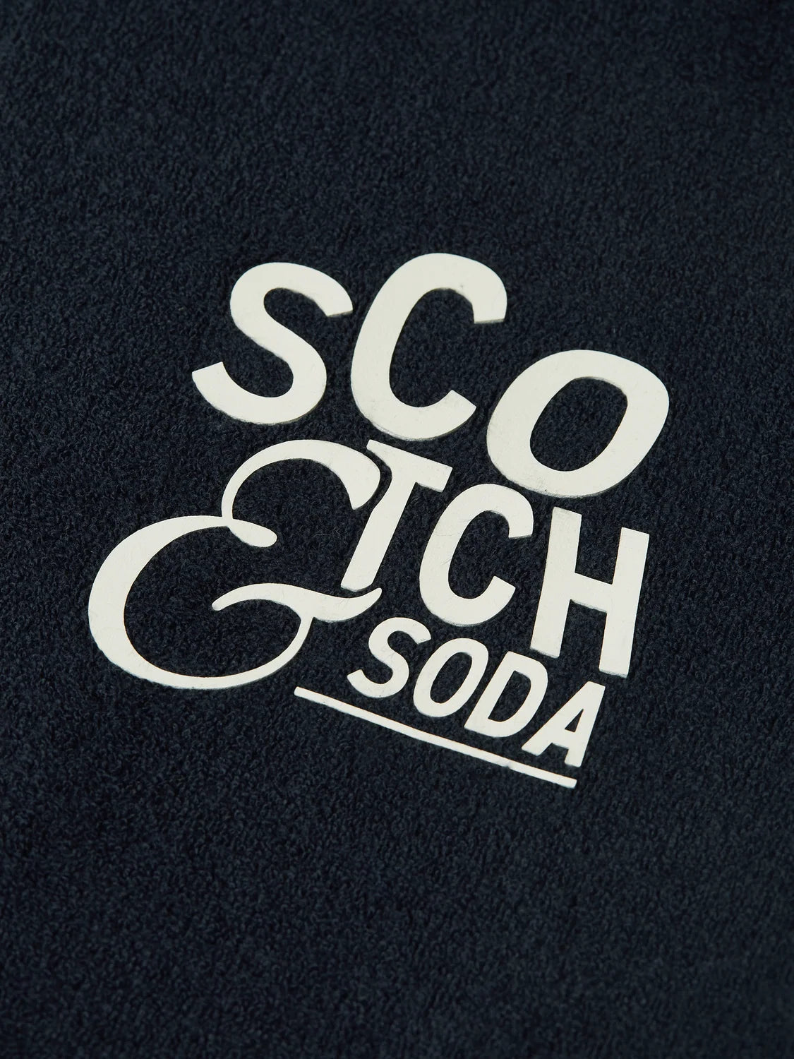 Scotch & Soda Relaxed Toweling Zip Up