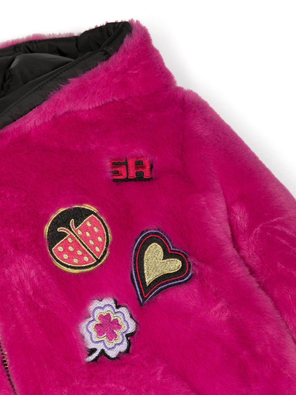 Sonia Rykiel Hooded Faux Fur Reversible Jacket