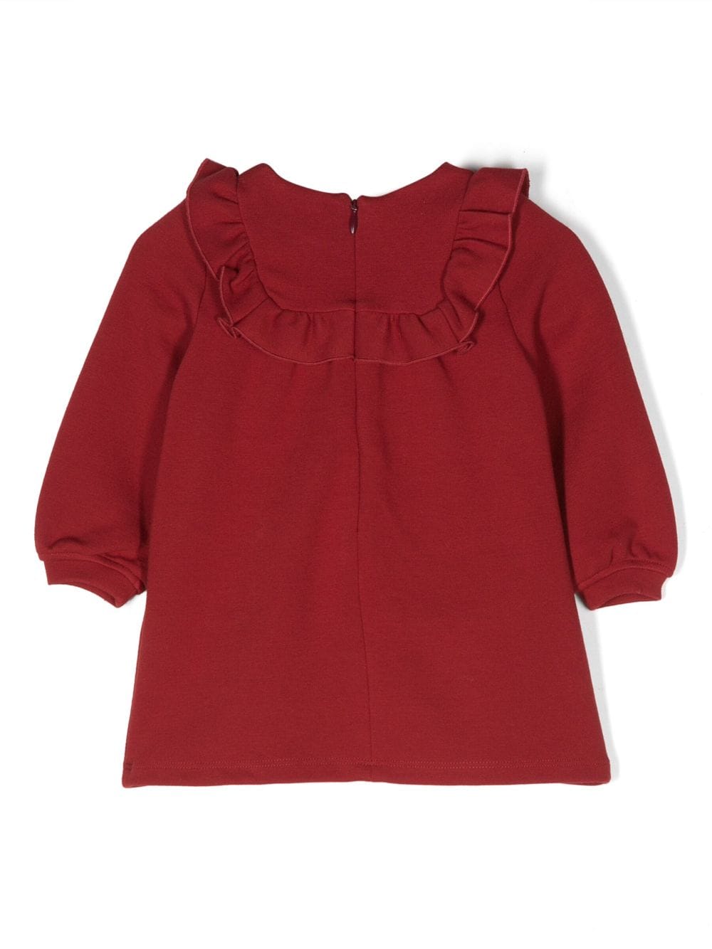 Chloe LS Embroidered Yoke Dress w/ Front Pockets