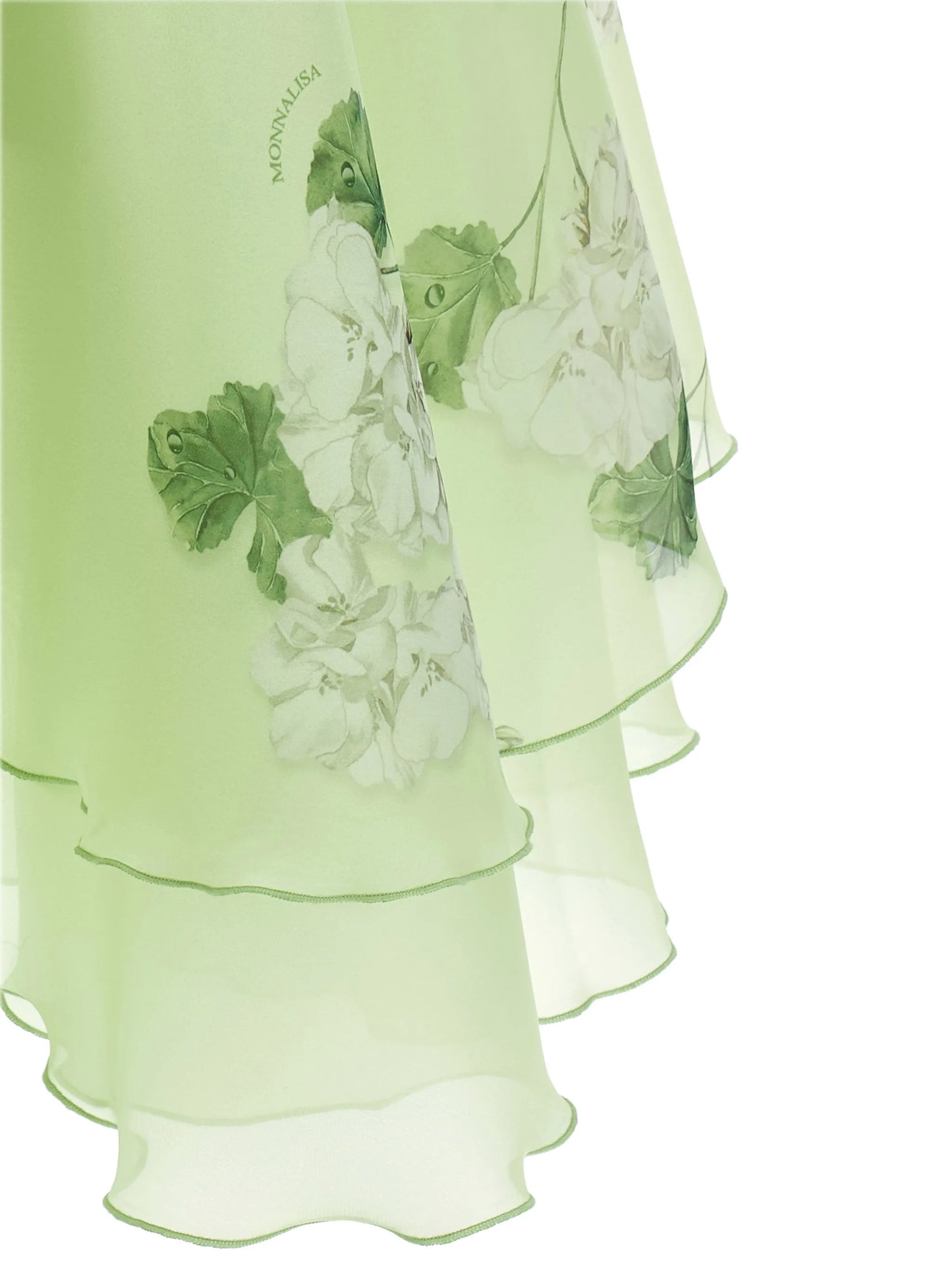 Monnalisa St. Gerani Ruffle Organza Skirt
