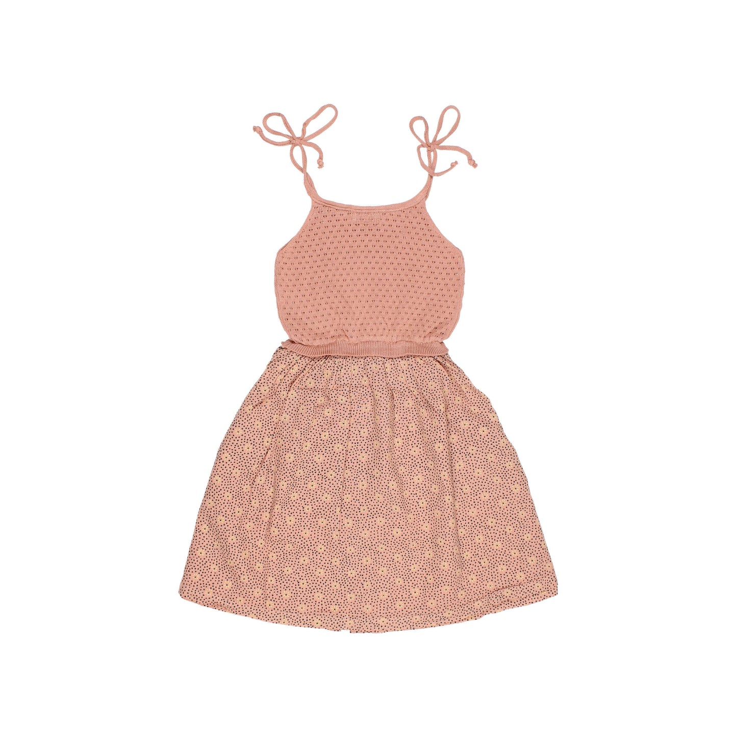 Buho Sleeveless Flower Dots Dress