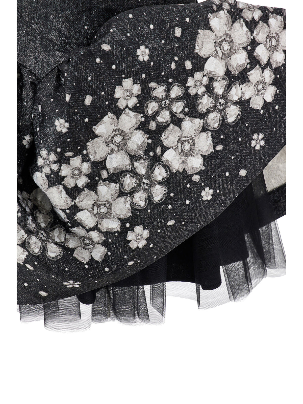 Monnalisa St. Balza Floral Brocade Skirt