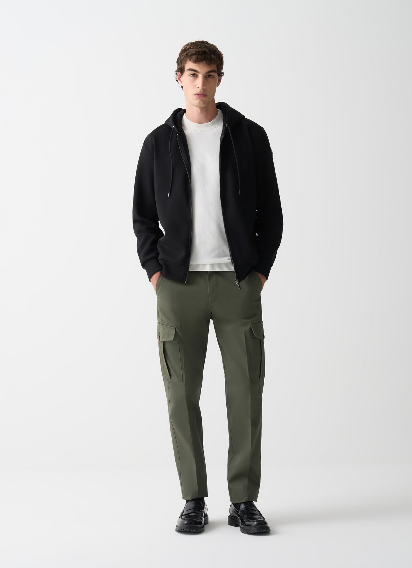 Colmar Solid Zip Up Hoodie