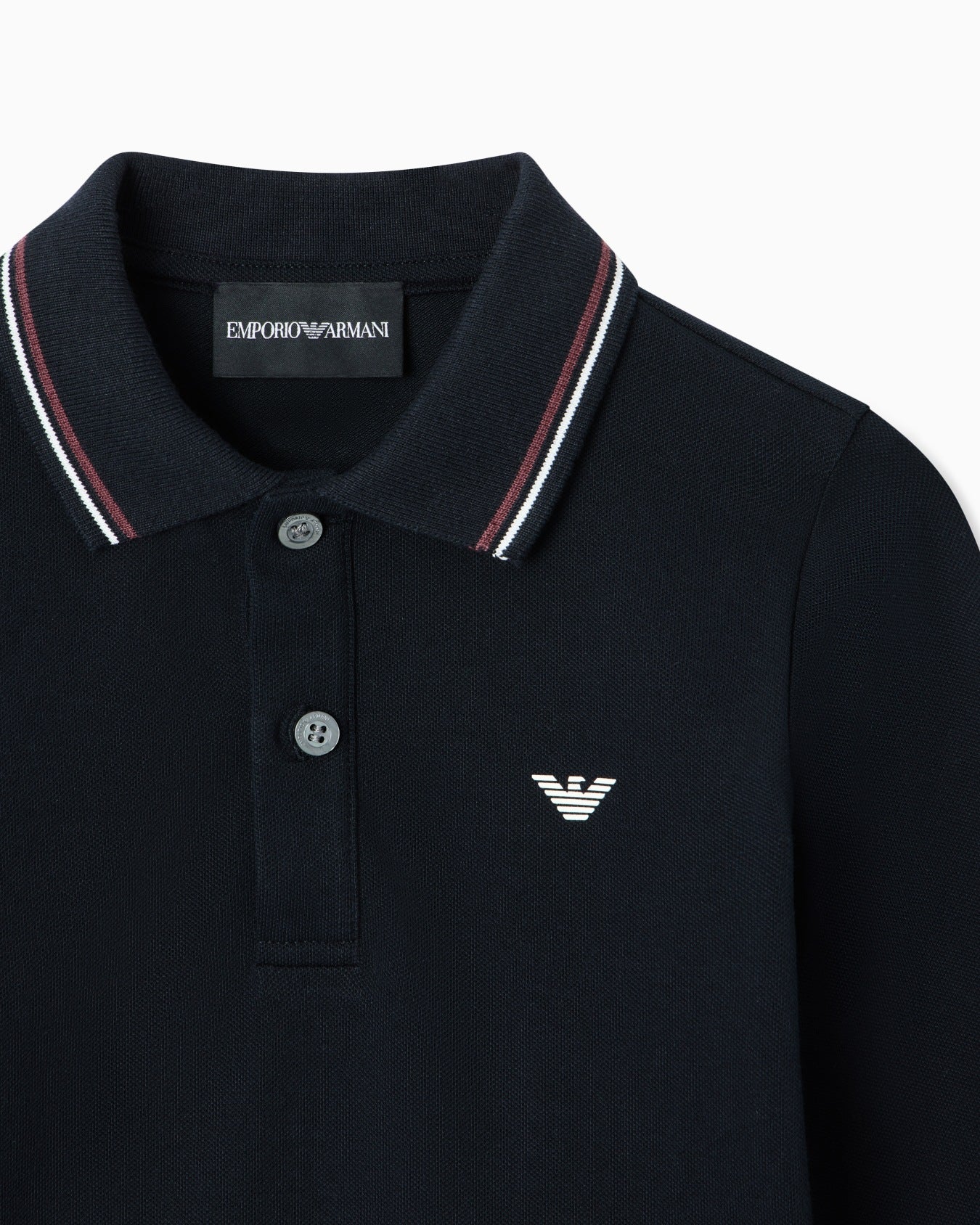 Armani Junior LS Polo Shirt