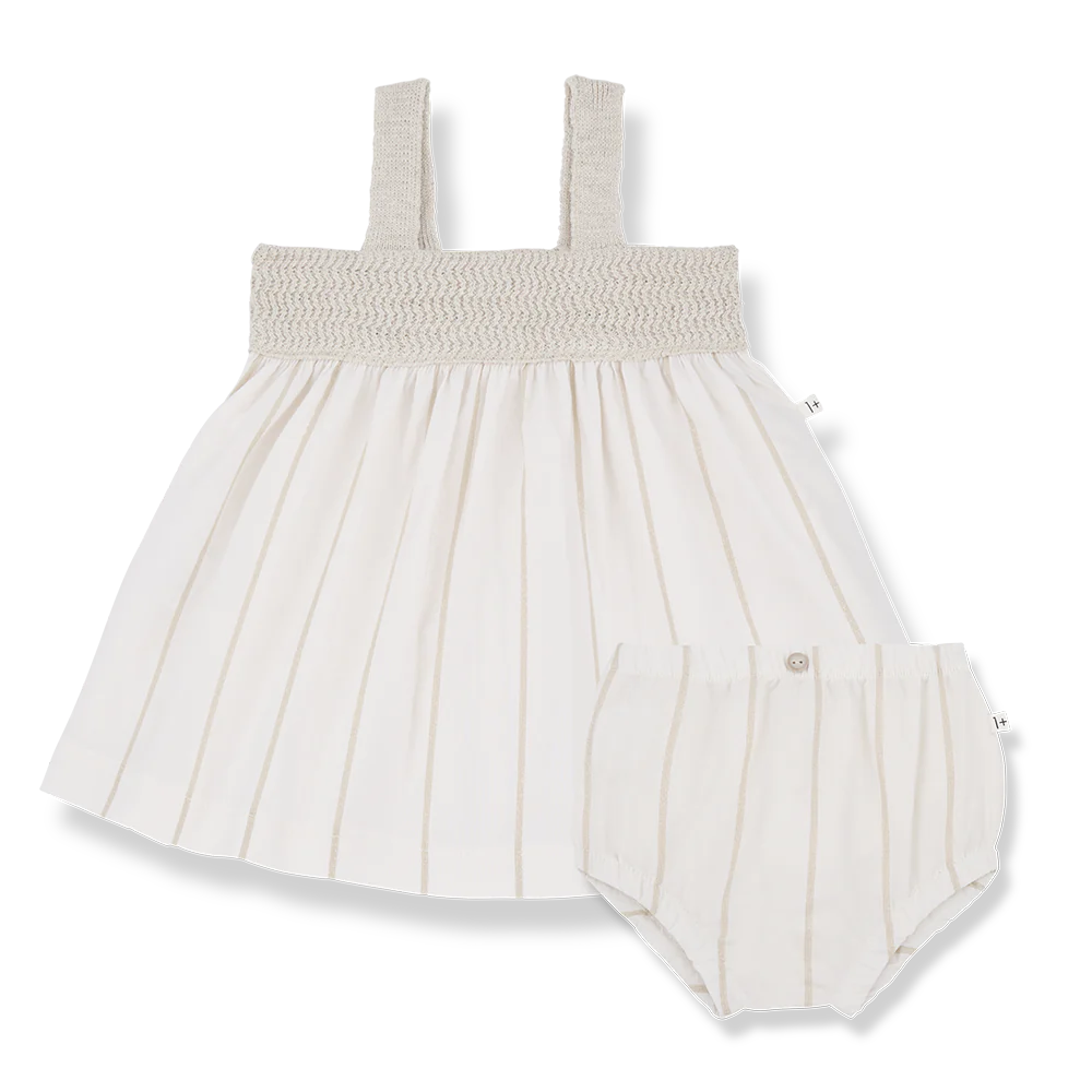 One + Family Anetta Dress + Bloomer