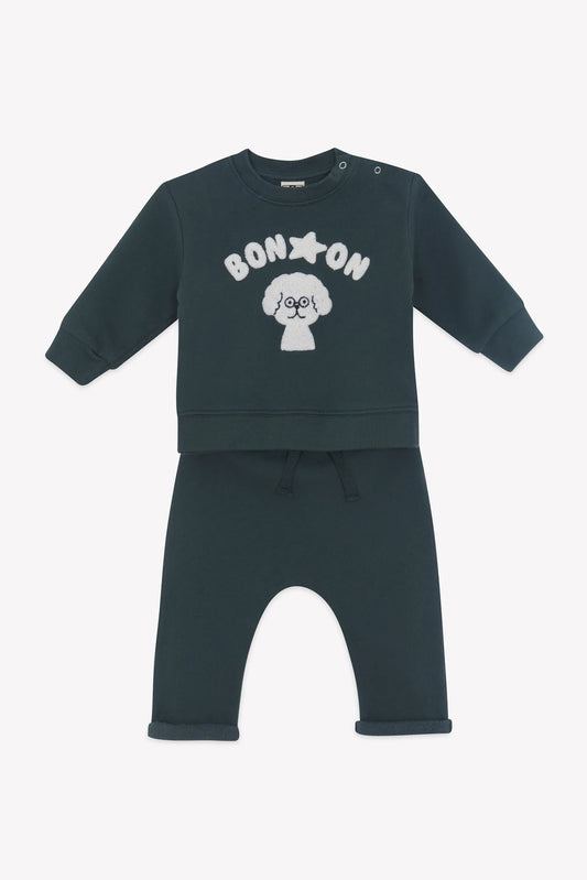 Bon Ton Sweatshirt & Pant Outfit