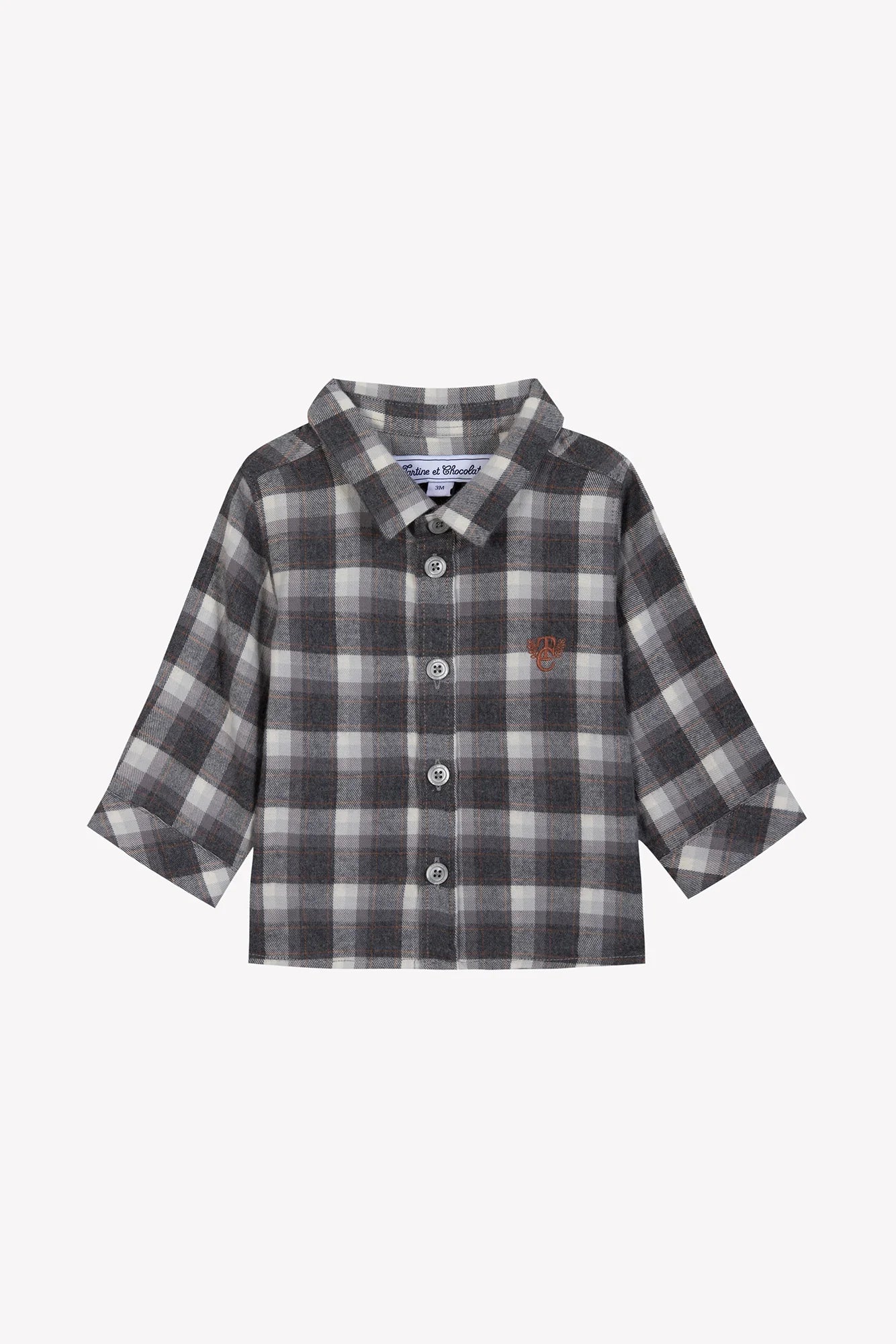 Tartine Boy's LS Plaid Button Up Shirt
