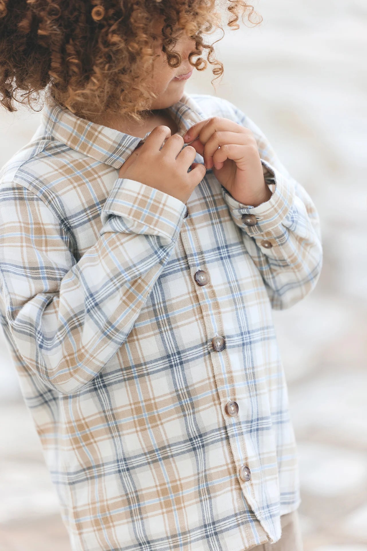 Tartine LS Plaid Button Up Shirt
