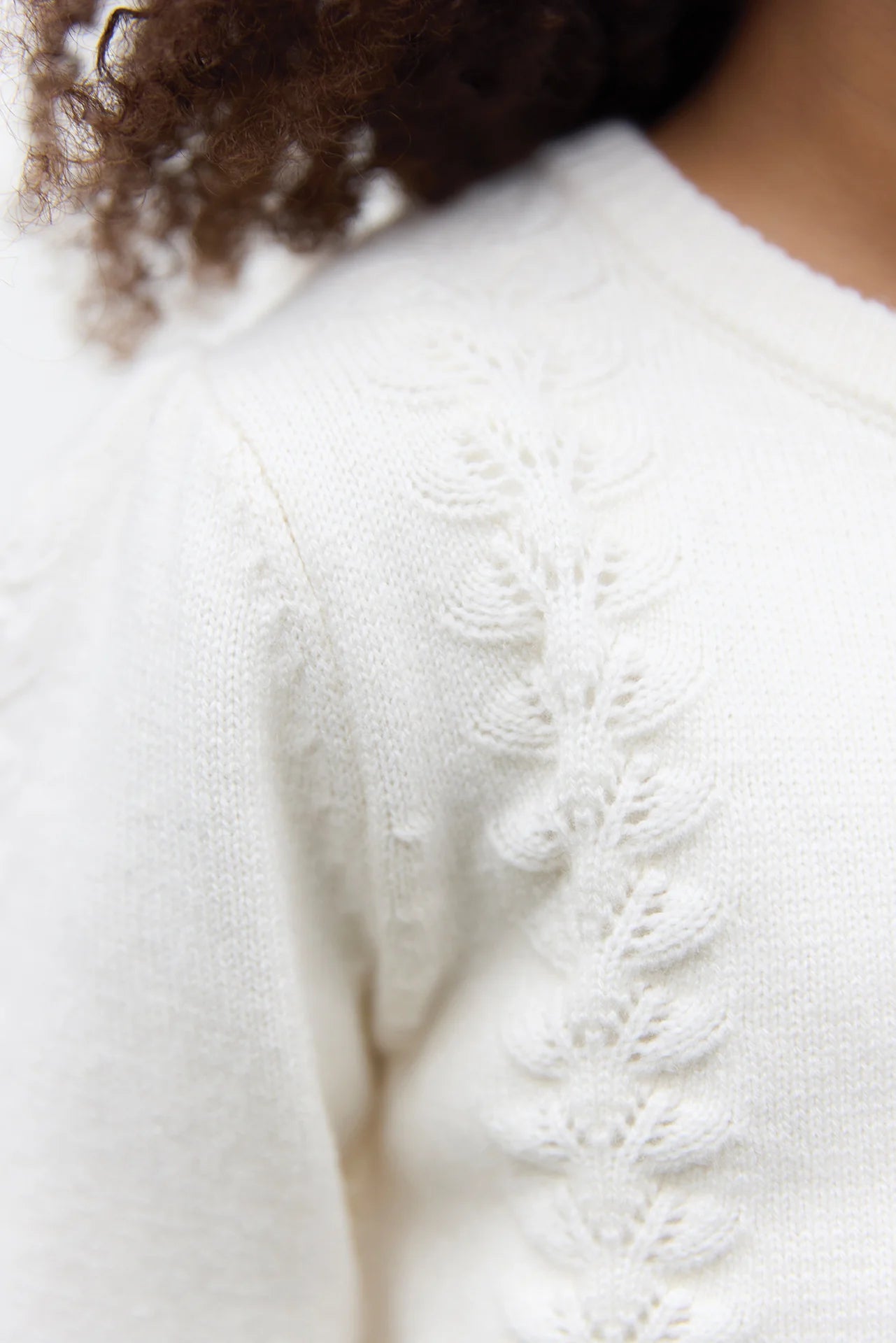 Tartine Eyelet Detail Cardigan
