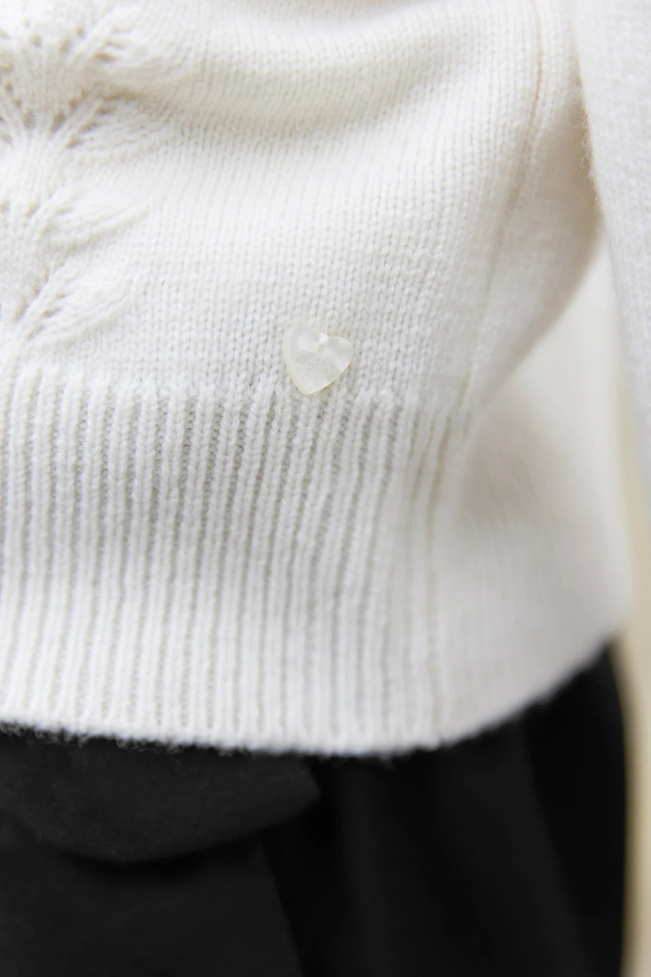 Tartine Eyelet Detail Cardigan