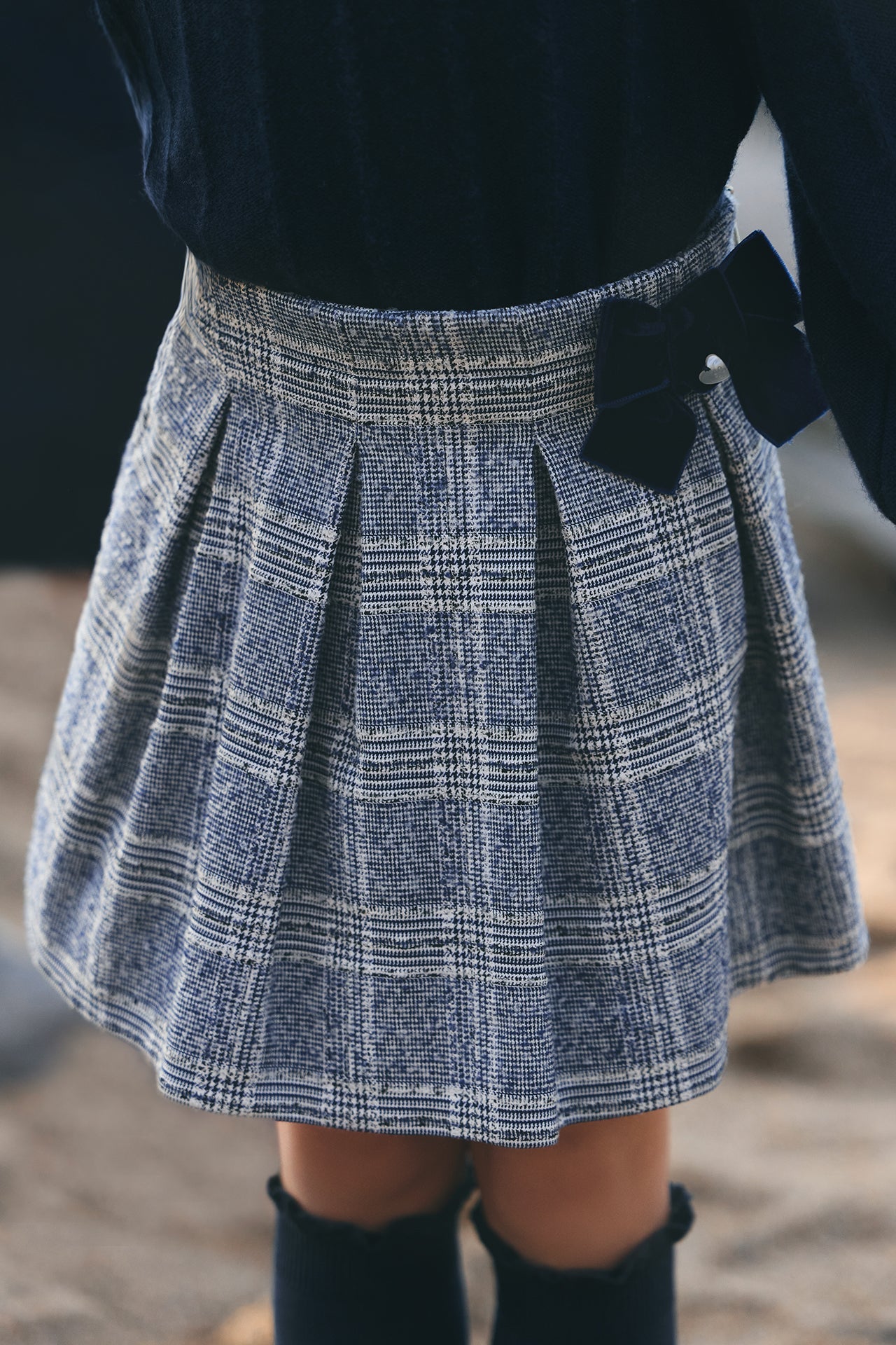 Tartine Plaid Bow Skirt