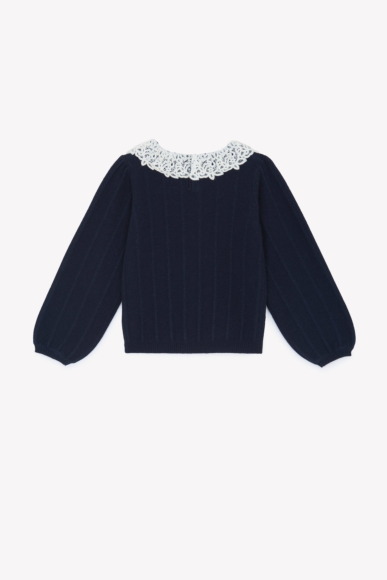Tartine Embro Collar LS Sweater