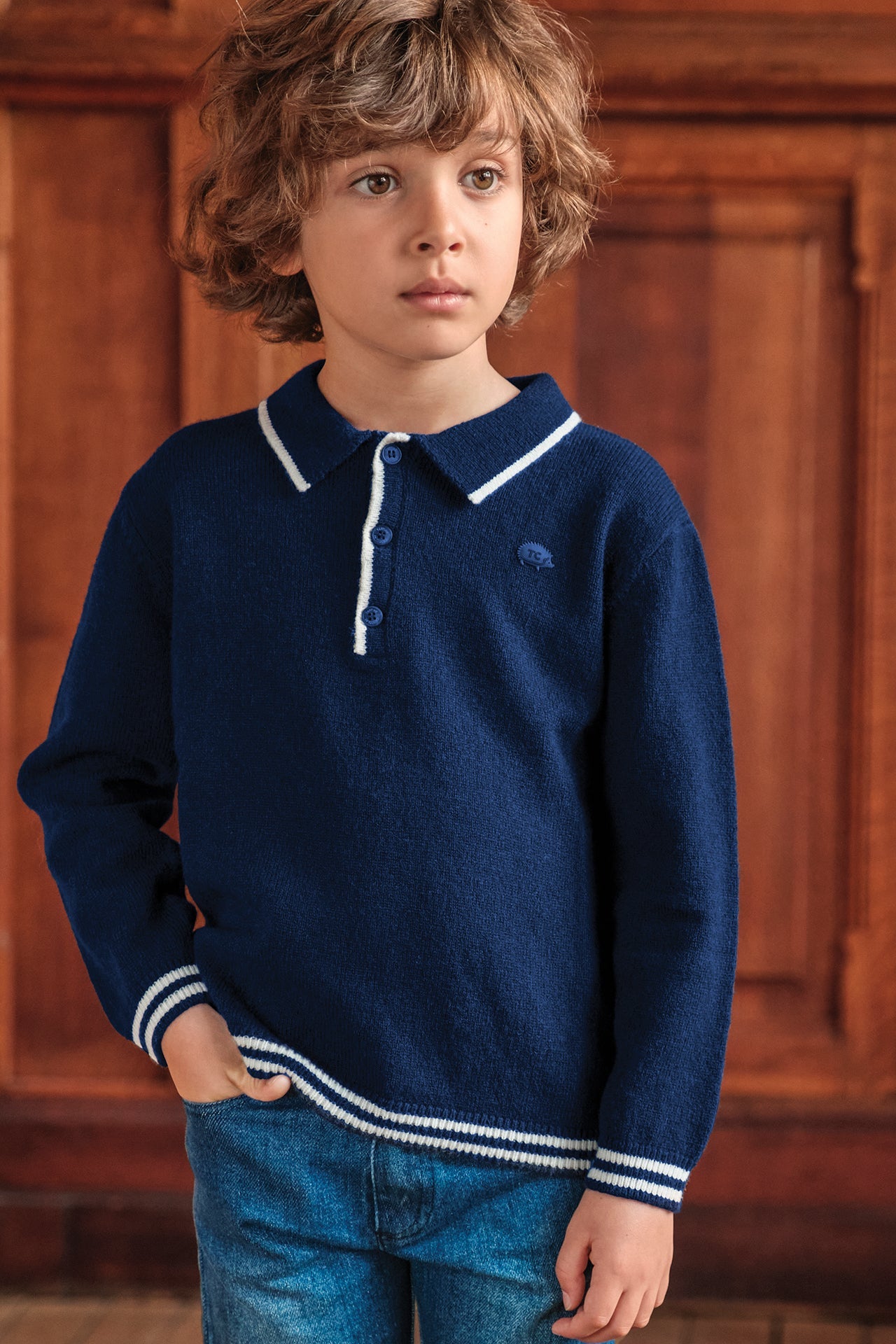 Tartine LS Polo Sweater