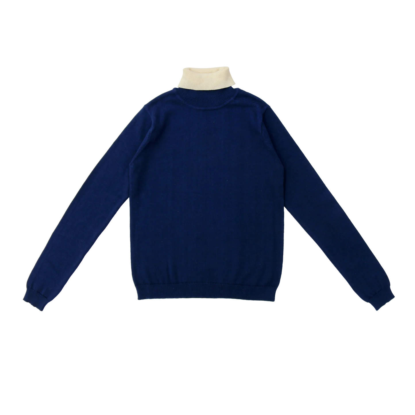 Coco Blanc Colorblock Turtleneck Top