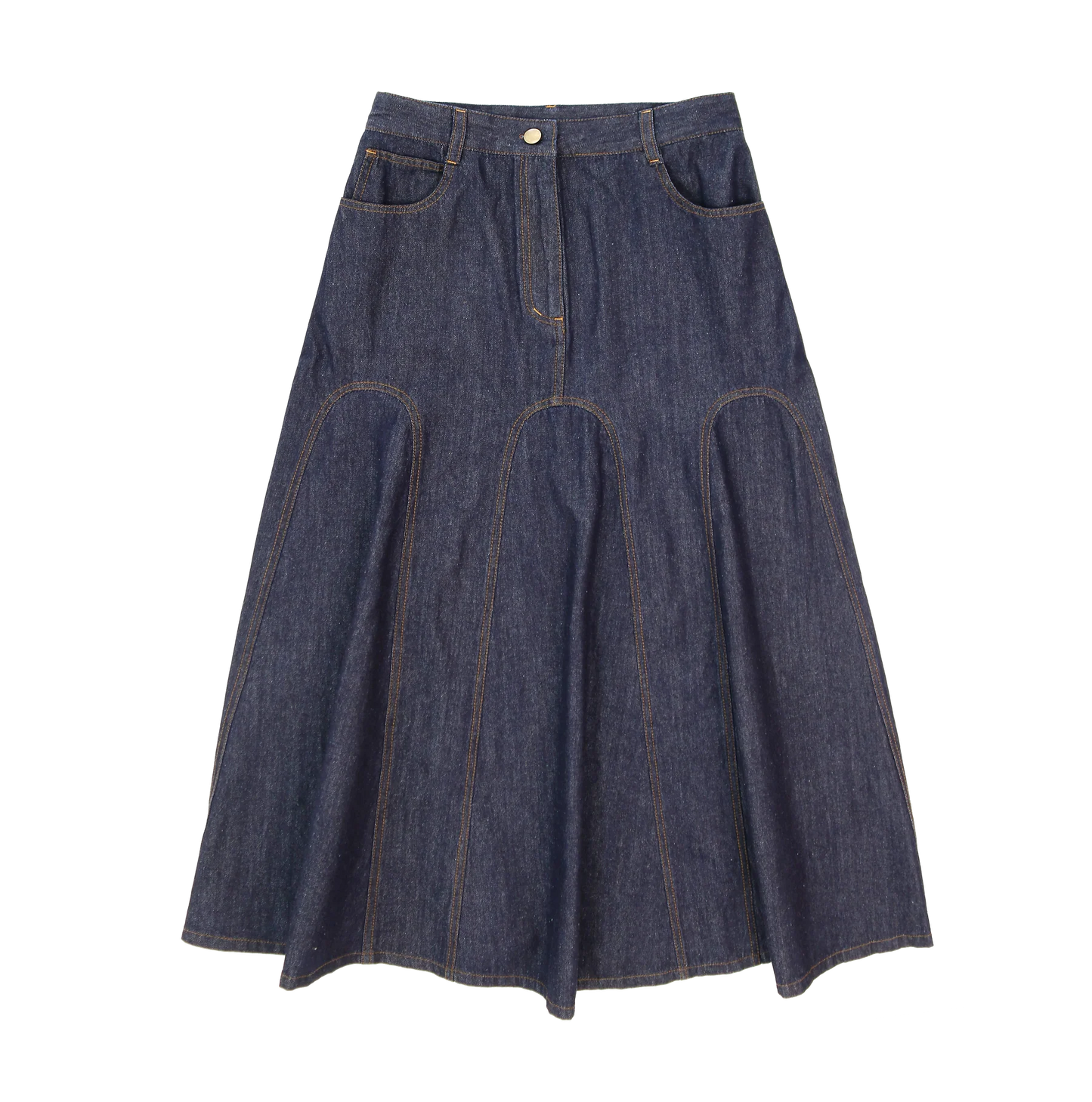 Coco Blanc Denim Skirt