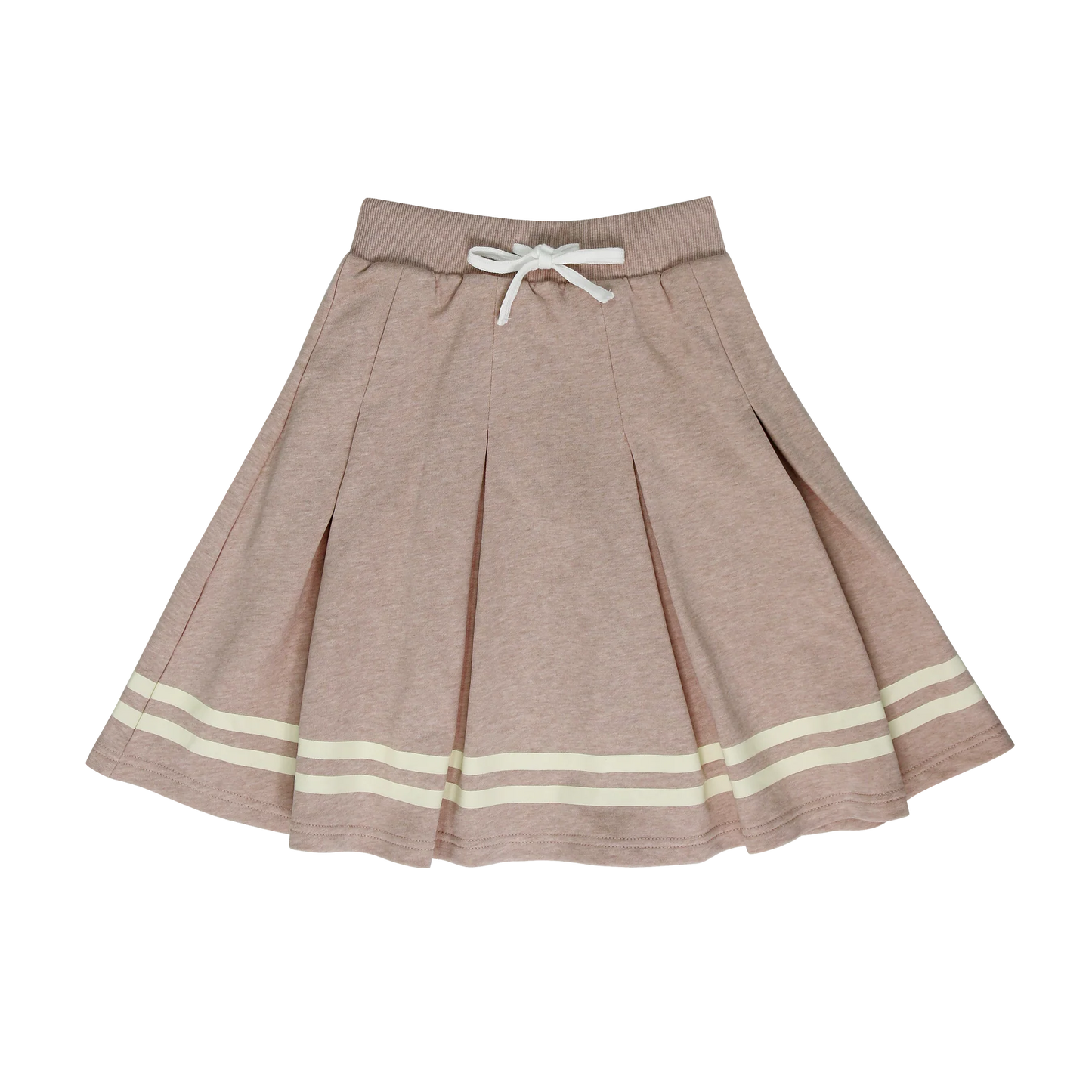 Coco Blanc Graphic Sweatshirt & Pleated Skirt Set