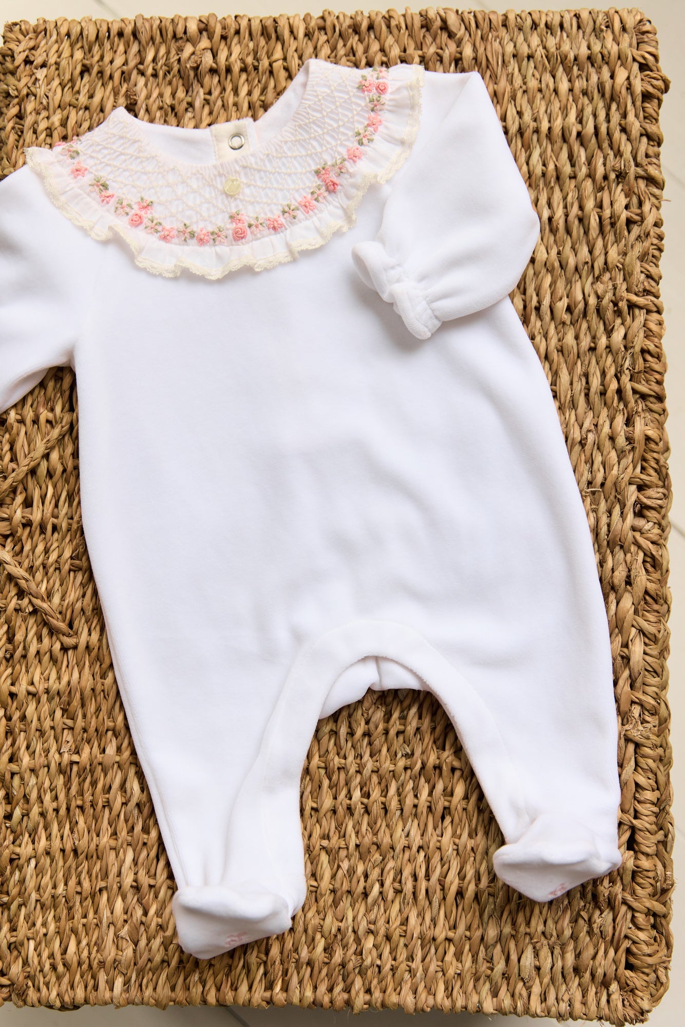 Tartine Embro Detail Footie