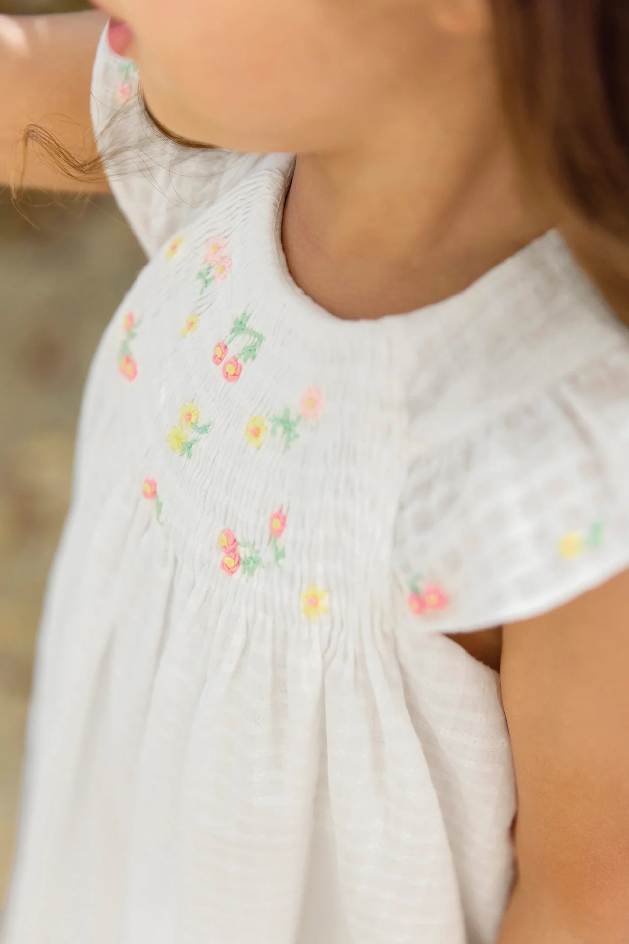 Tartine Baby Sleeveless Floral Embroidered Dress