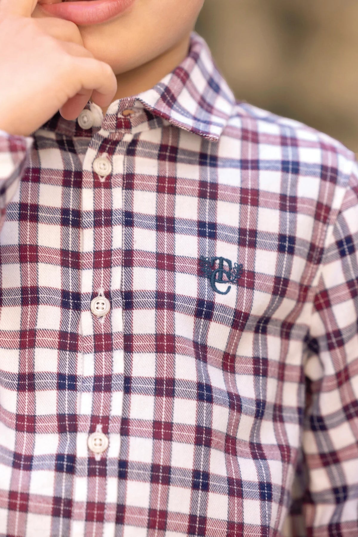 Tartine Plaid Flannel Button Up Shirt