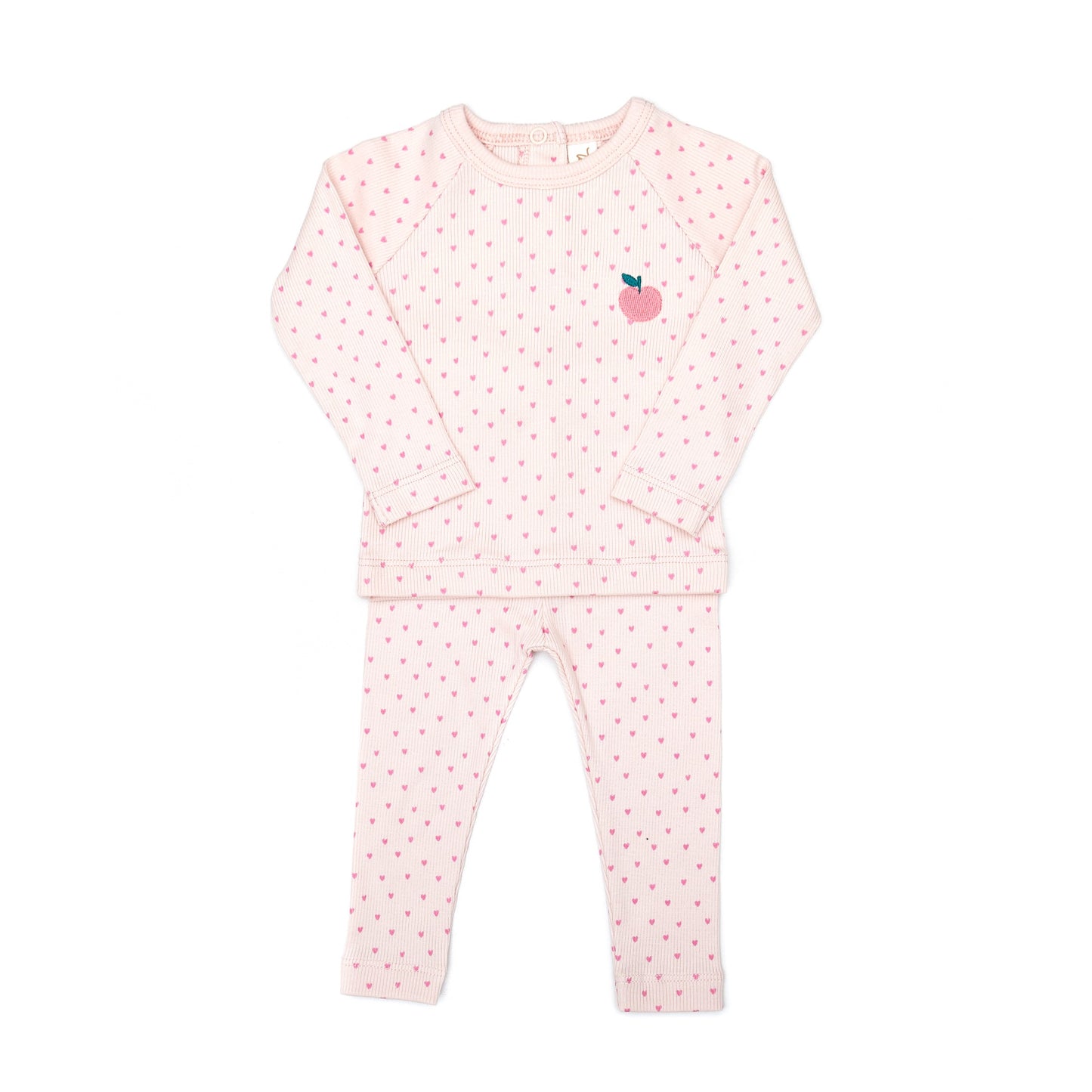 Tun Tun Amaia Ribbed Hearts Loungewear Set