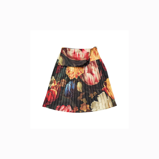 Christina Rohde Floral Pleated Skirt | Tuesday's Child