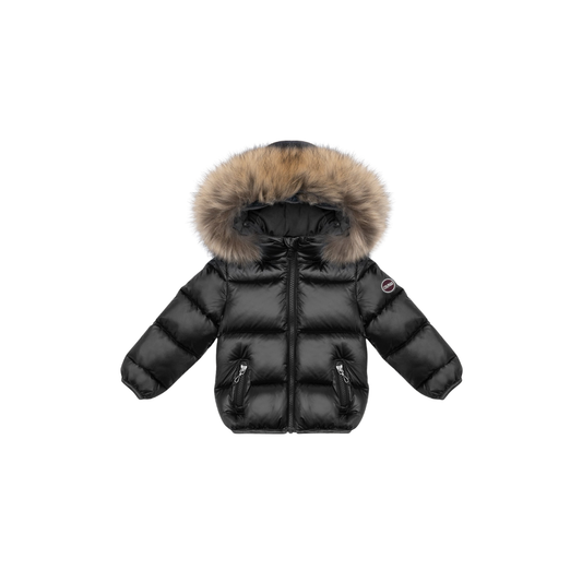 Colmar Fur Trim Hooded Down Jacket | Tuesday's Child