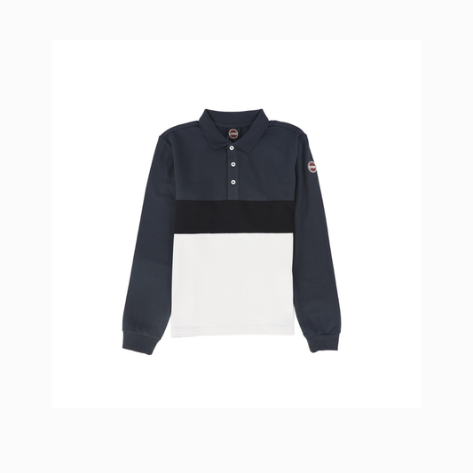 Colmar Long Sleeve Colorblock Polo Shirt | Tuesday's Child