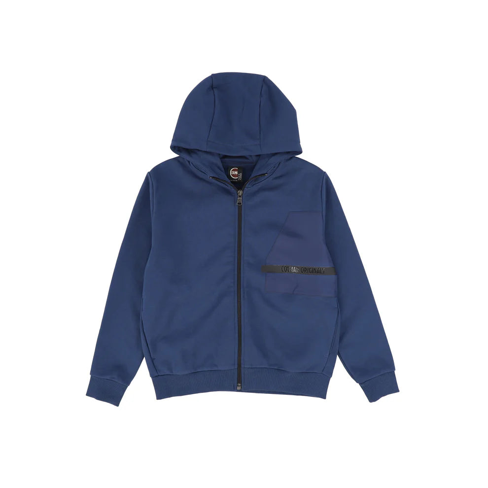 Colmar Nylon Patch Zip Up Hoodie