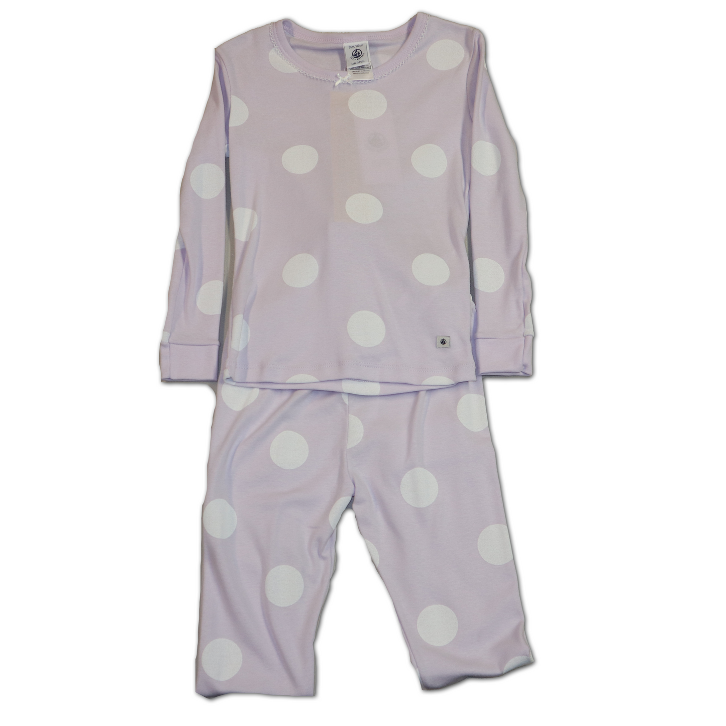 Petit Bateau Liessa Girl's Dot Print Pajamas