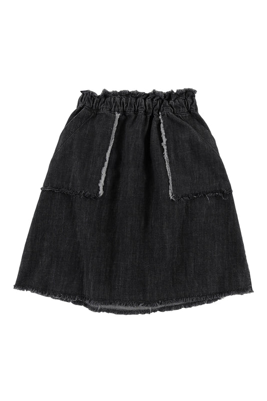 Loud Apparel Relax Cotton Woven Skirt