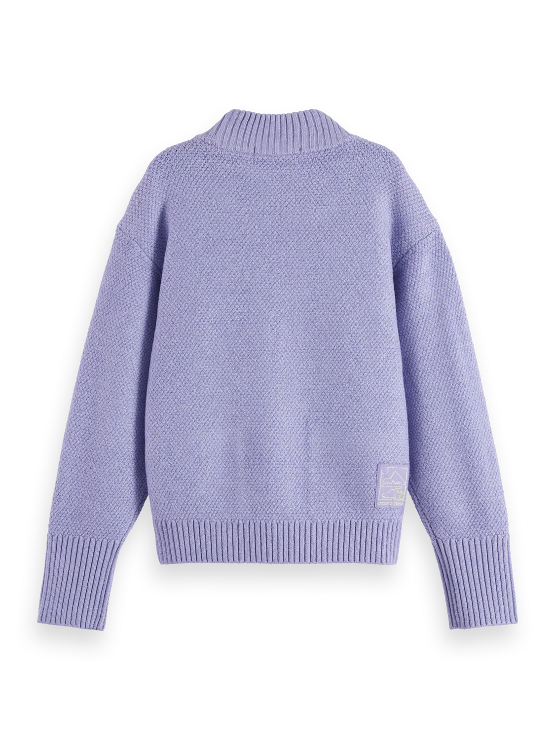 Scotch & Soda Mock Neck Pockets Pullover