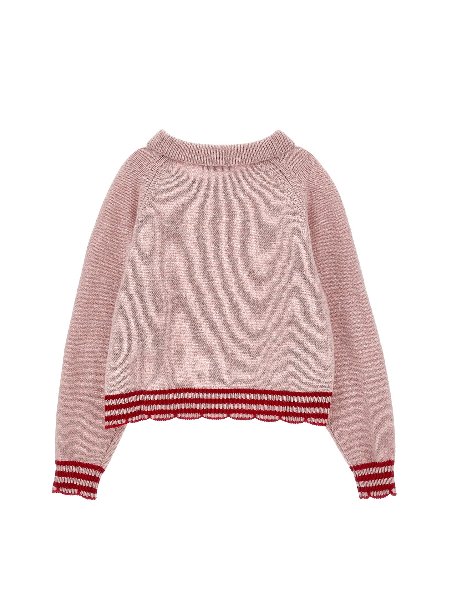 Philosophy Asymmetrical Collar Knit Logo Sweater