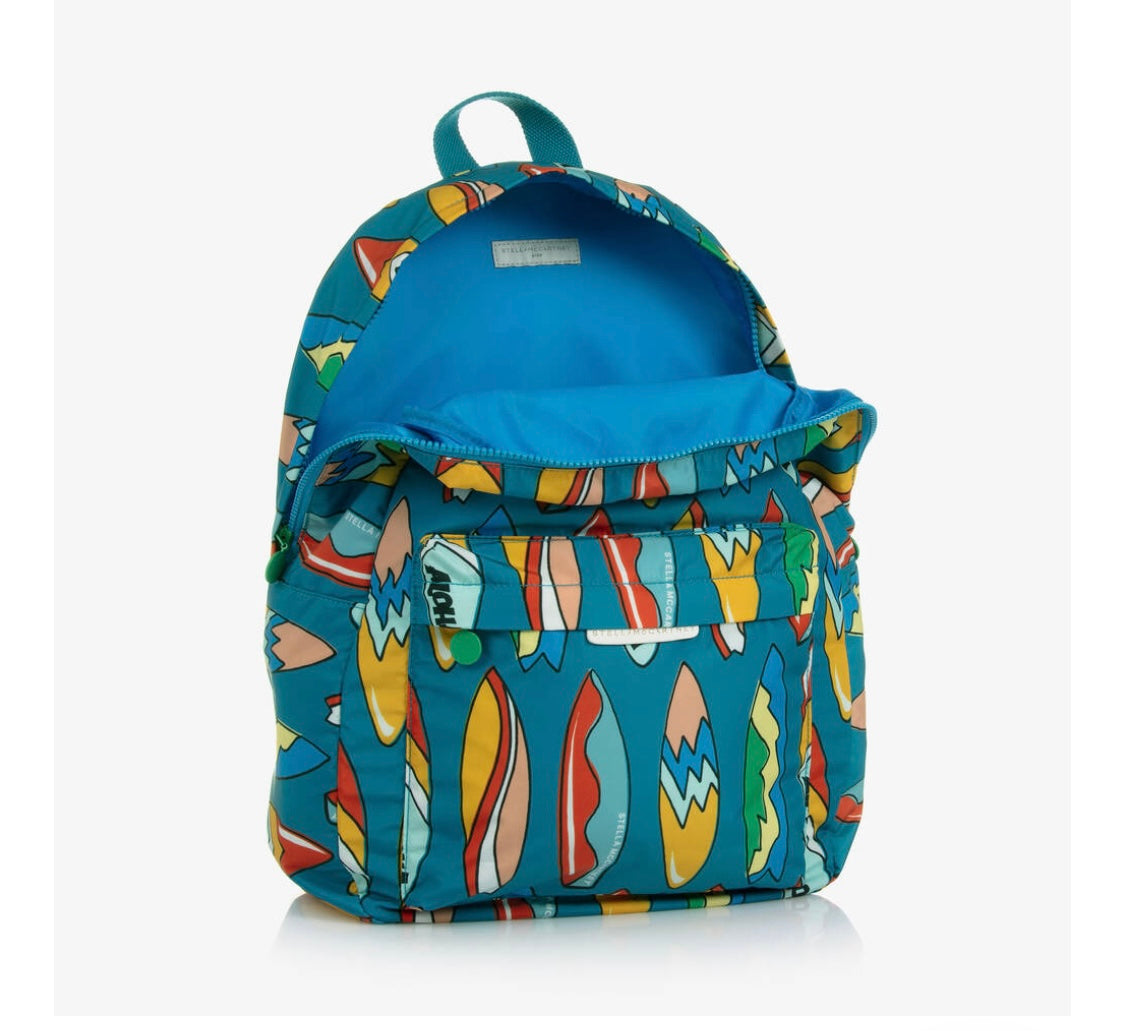 Stella McCartney Boy's Surfboards  Backpack