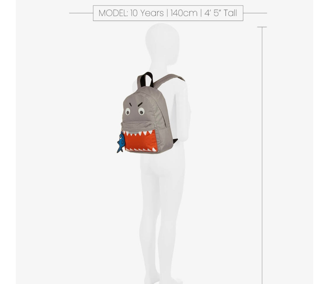 Stella McCartney Boy's Shark Face Backpack