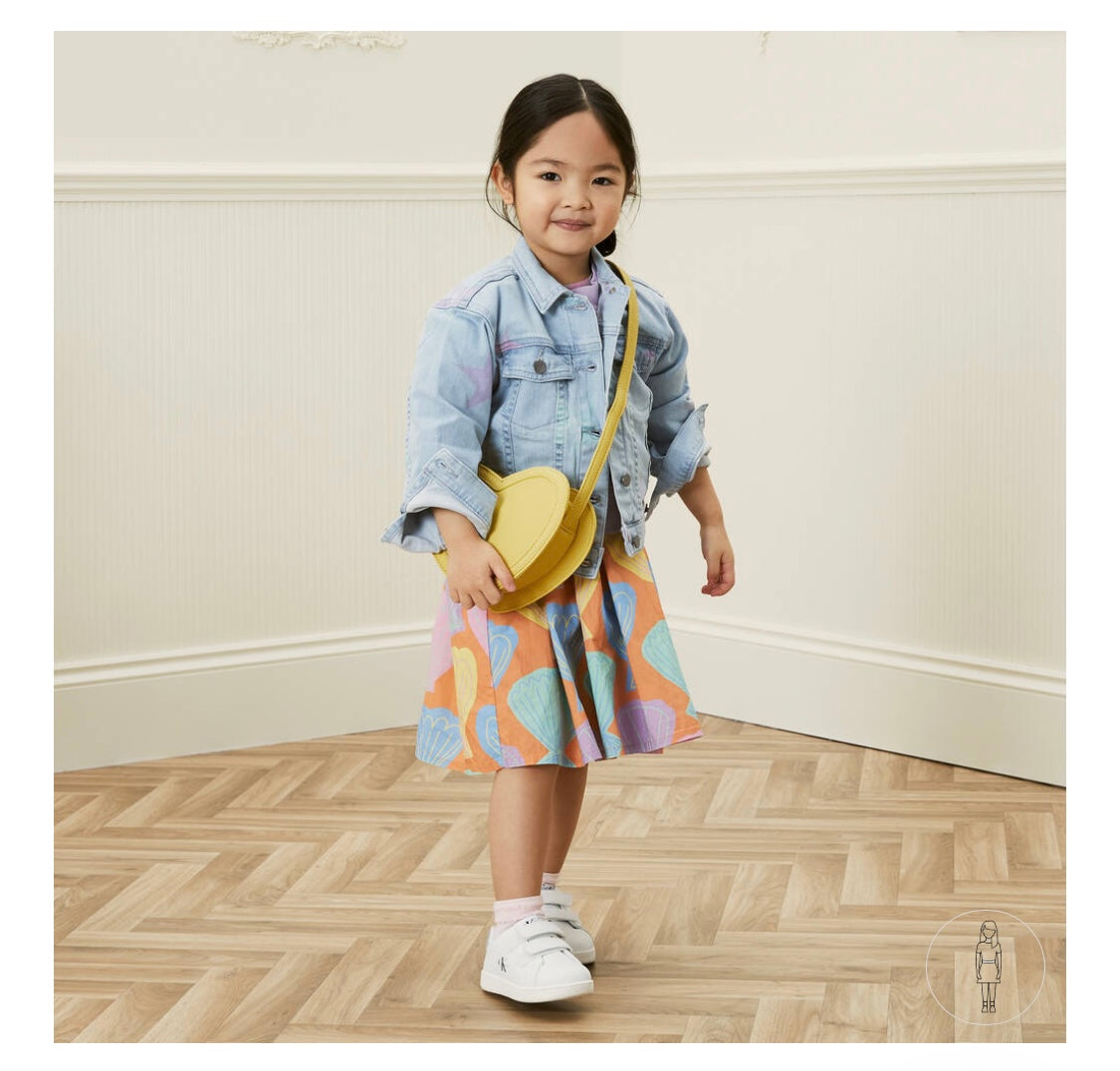 Stella McCartney Puffy Sleeves Big Shells Dress