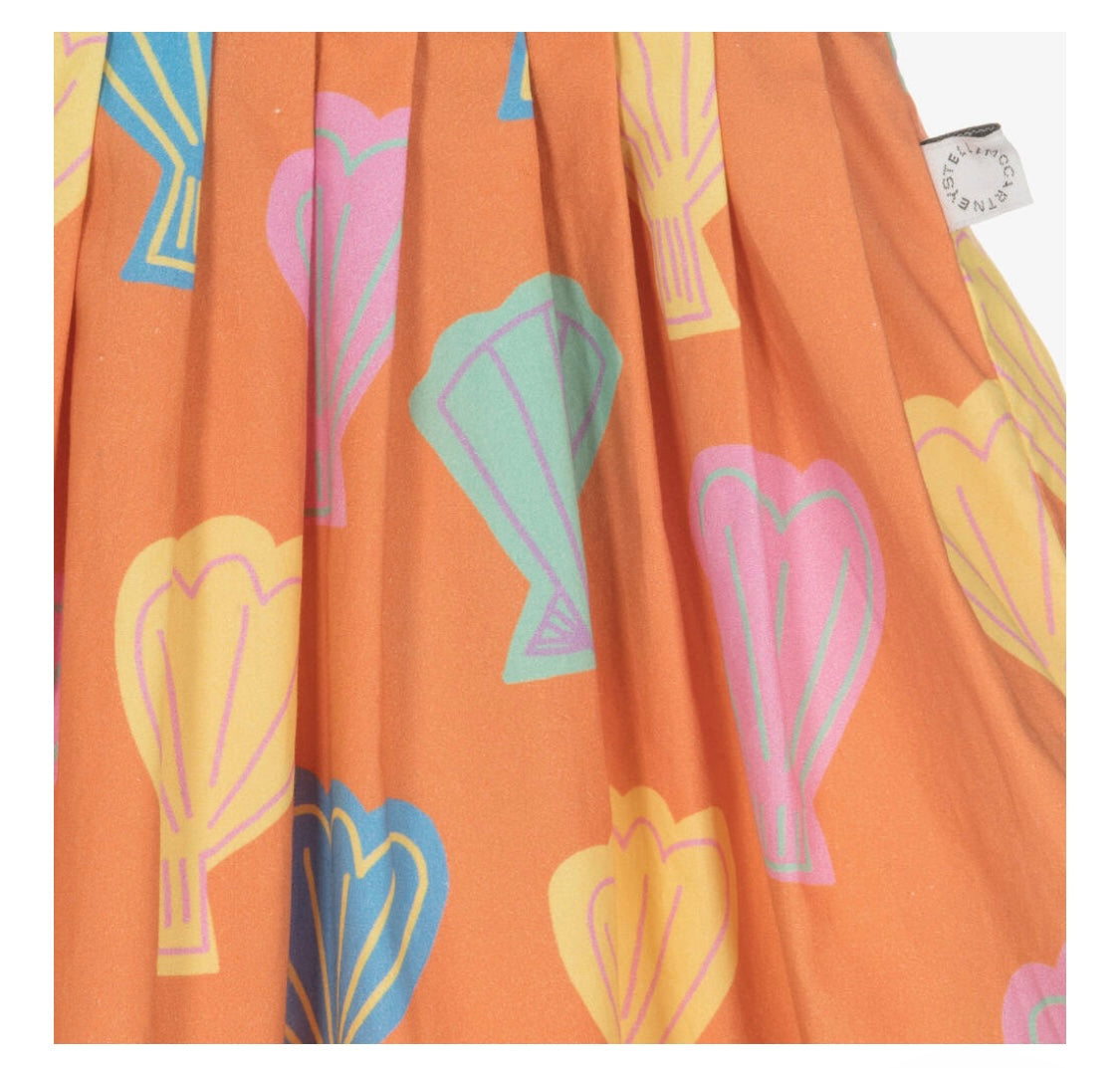 Stella McCartney Sleeveless Big Shells Dress w/ Bloomer