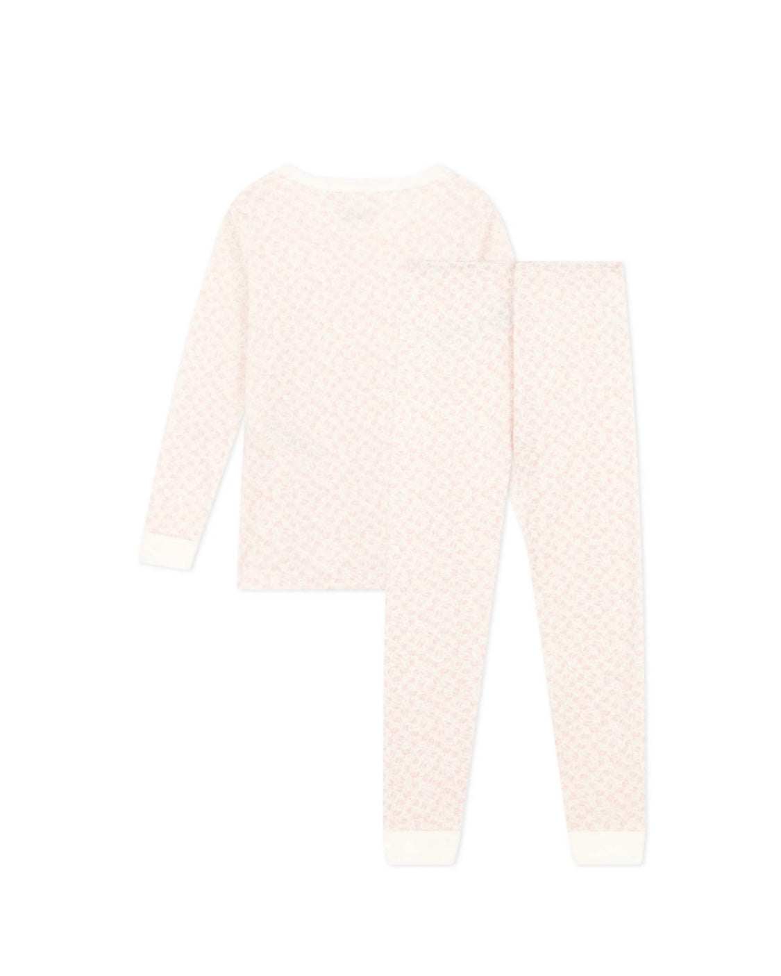 Petit Bateau Girl's LS Roses Loungewear