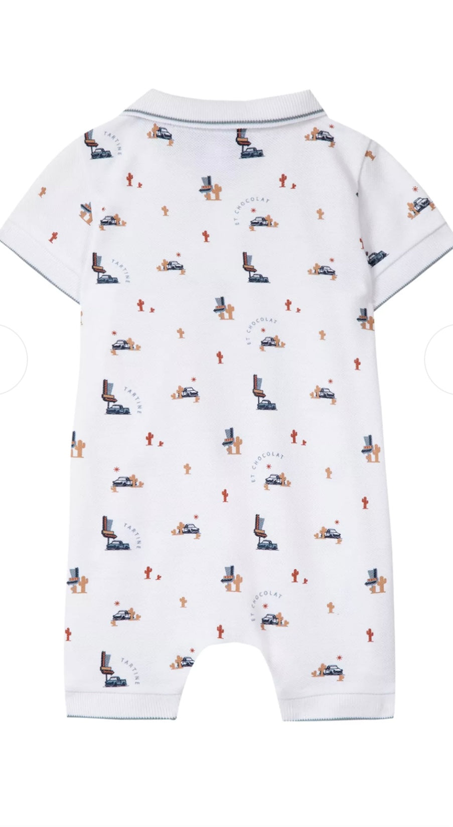 Tartine Cactus Print Baby Romper