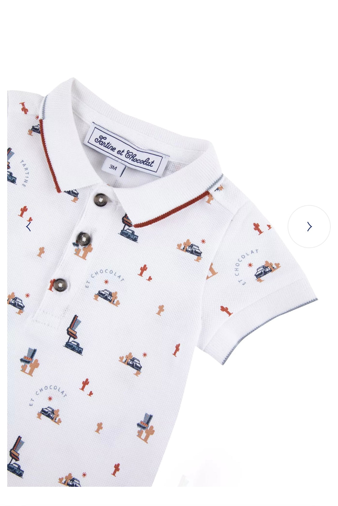 Tartine Cactus Print Baby Romper