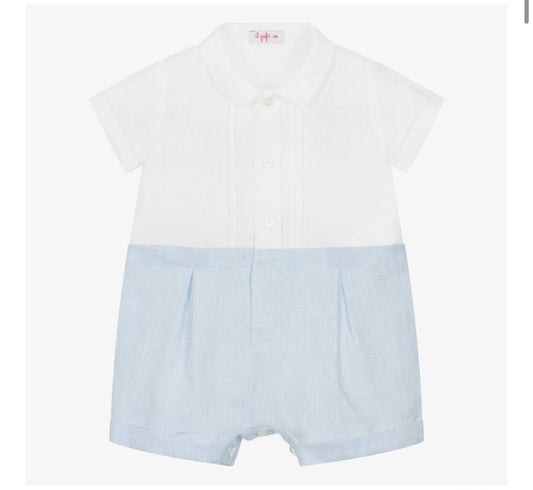 Il Gufo Baby Linen Romper