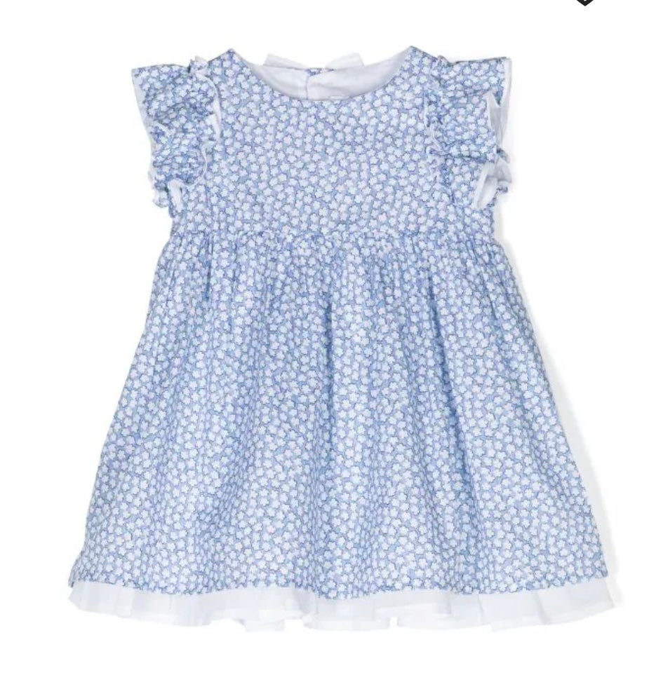 Il Gufo SS Floral Dress  w/ Bow