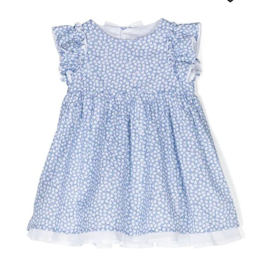 Il Gufo SS Floral Dress  w/ Bow