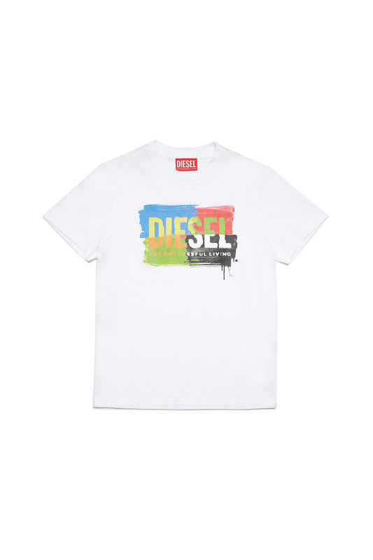 Diesel Unisex SS Tshirt w/ Colorful Front Print