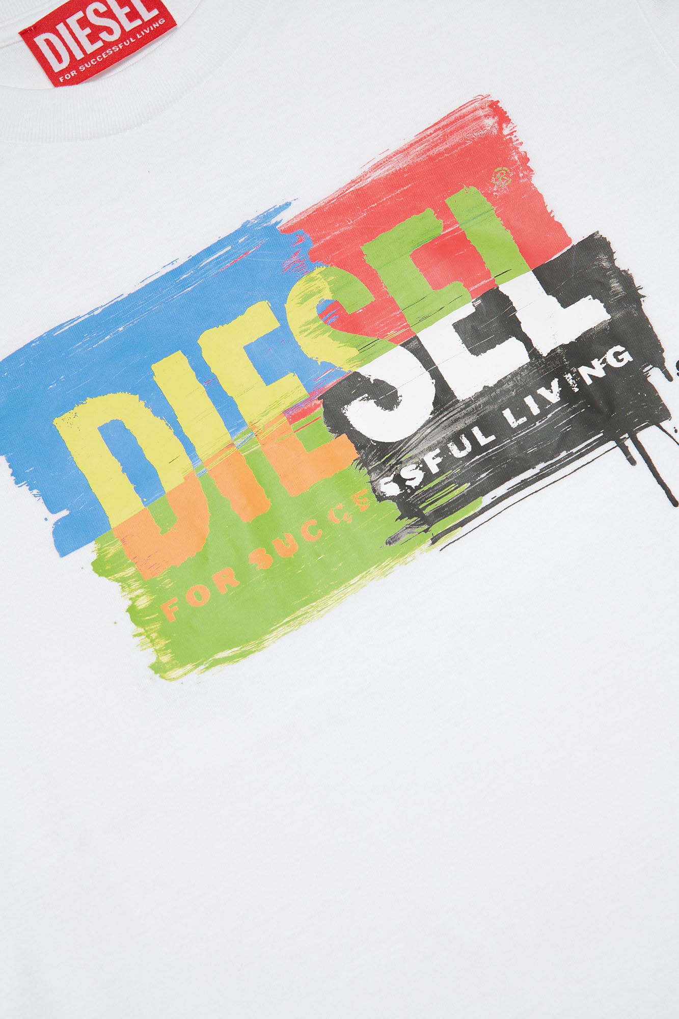 Diesel Unisex SS Tshirt w/ Colorful Front Print