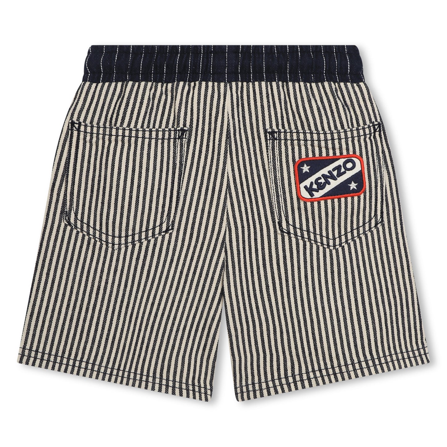 Kenzo Striped Drawstring Shorts