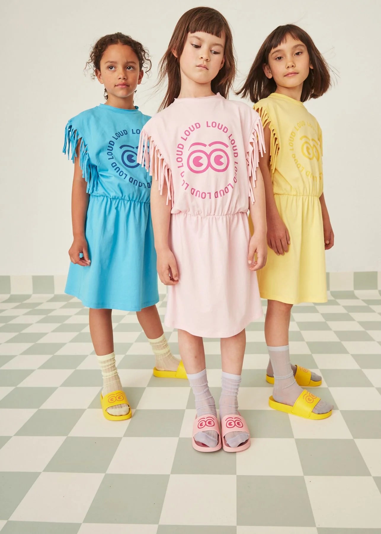 Loud Apparel Mare Fringed T-shirt Dress