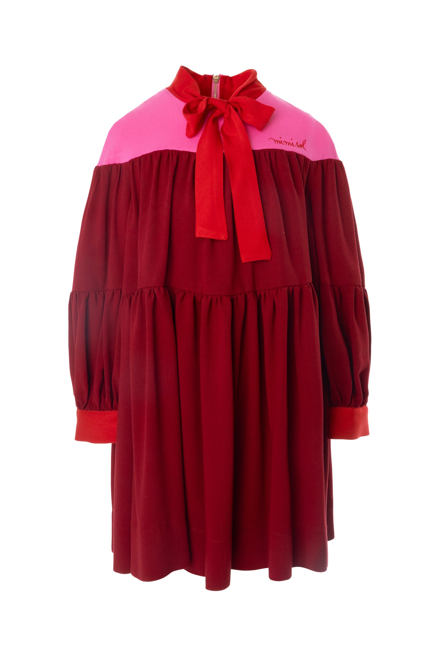 Mimisol Color-Block Viscose Dress | Tuesday's Child