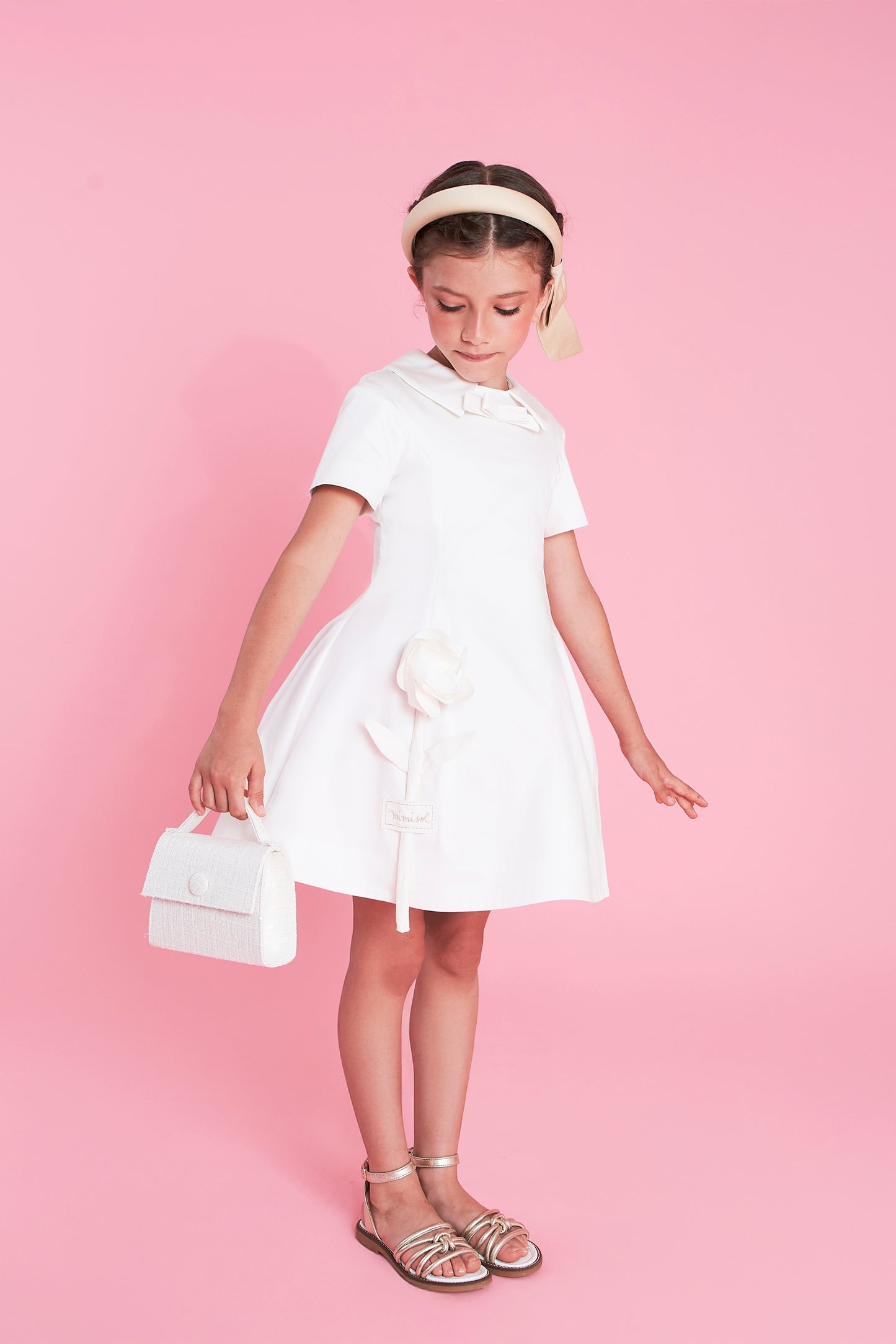Mimisol Long Redingote Cotton Dress