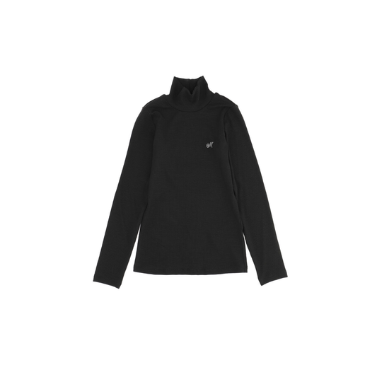 Monnalisa Ribbed LS Turtleneck Top | Tuesday's Child